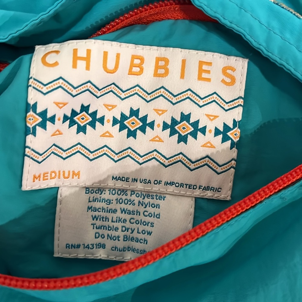 Chubbies Retro Reversible Pullover Size Medium - image 3